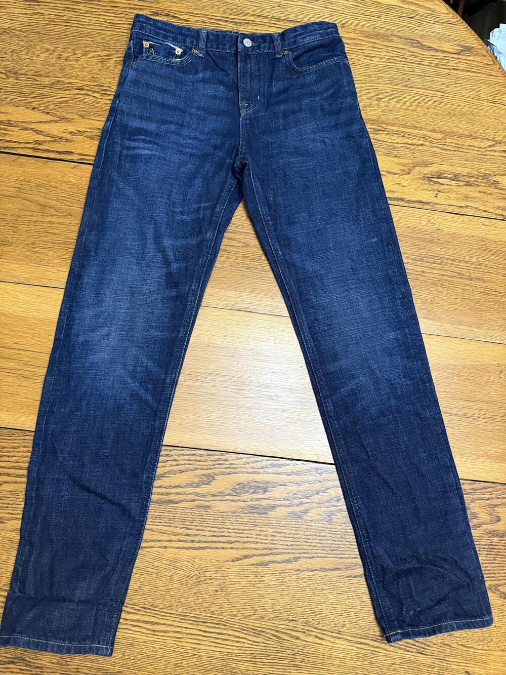 Polo Ralph Lauren Jeans Mens 20 Blue Denim Straight Leg Classic Fit 33x33 Cotton